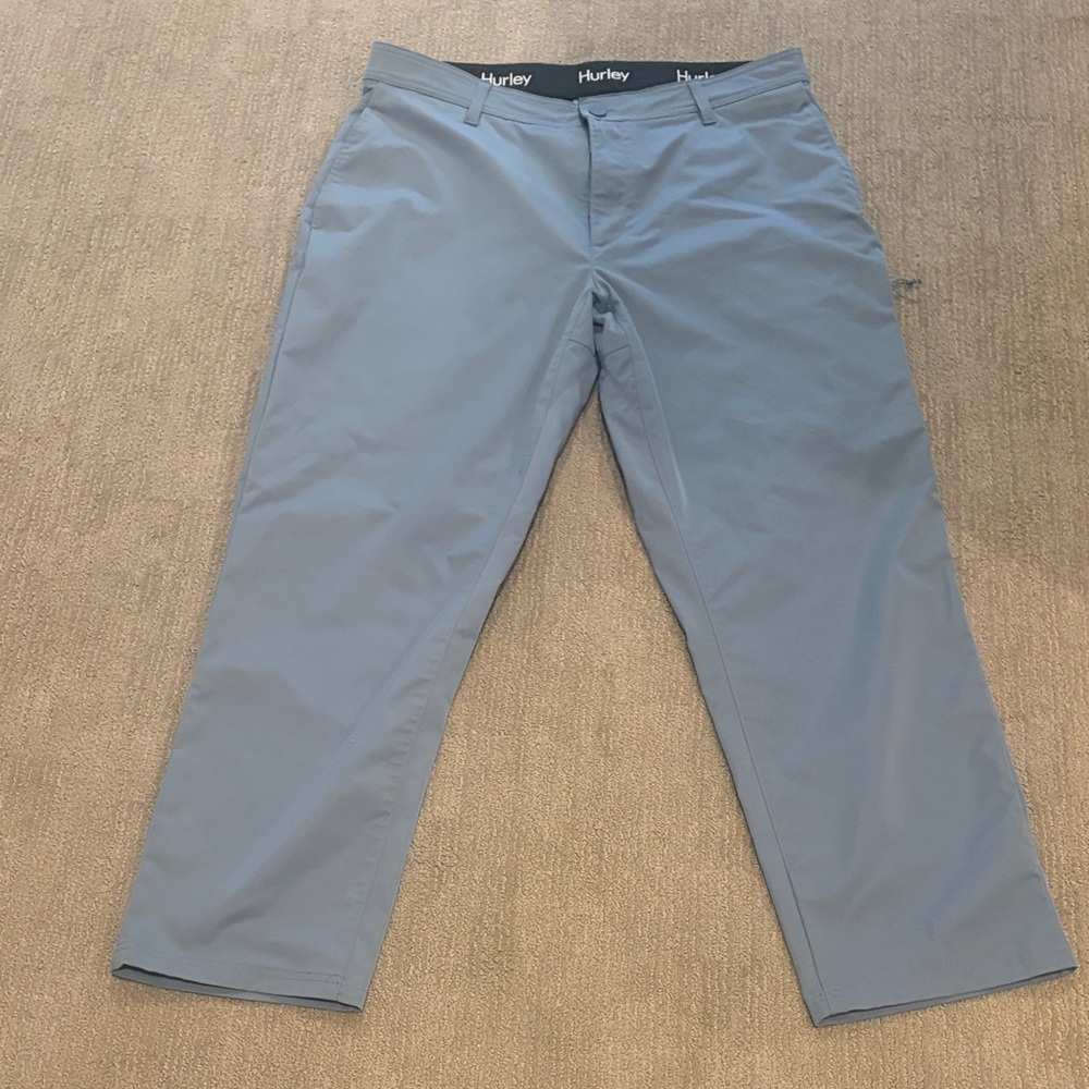 Hurley Men's Blue Straight Fit Pants